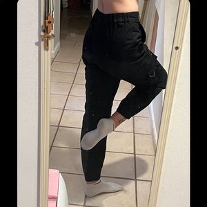Garage Black Cargo Pants